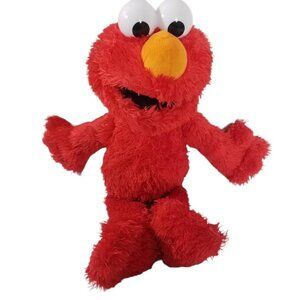Hasbro Sesame Street Tickle Me Elmo Red Animated Stuffed Plush Animal Toy #C0923